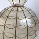 Vintage mother-of-pearl hanging lamp