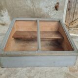 Old table display case counter plant greenhouse 62 x 72 cm