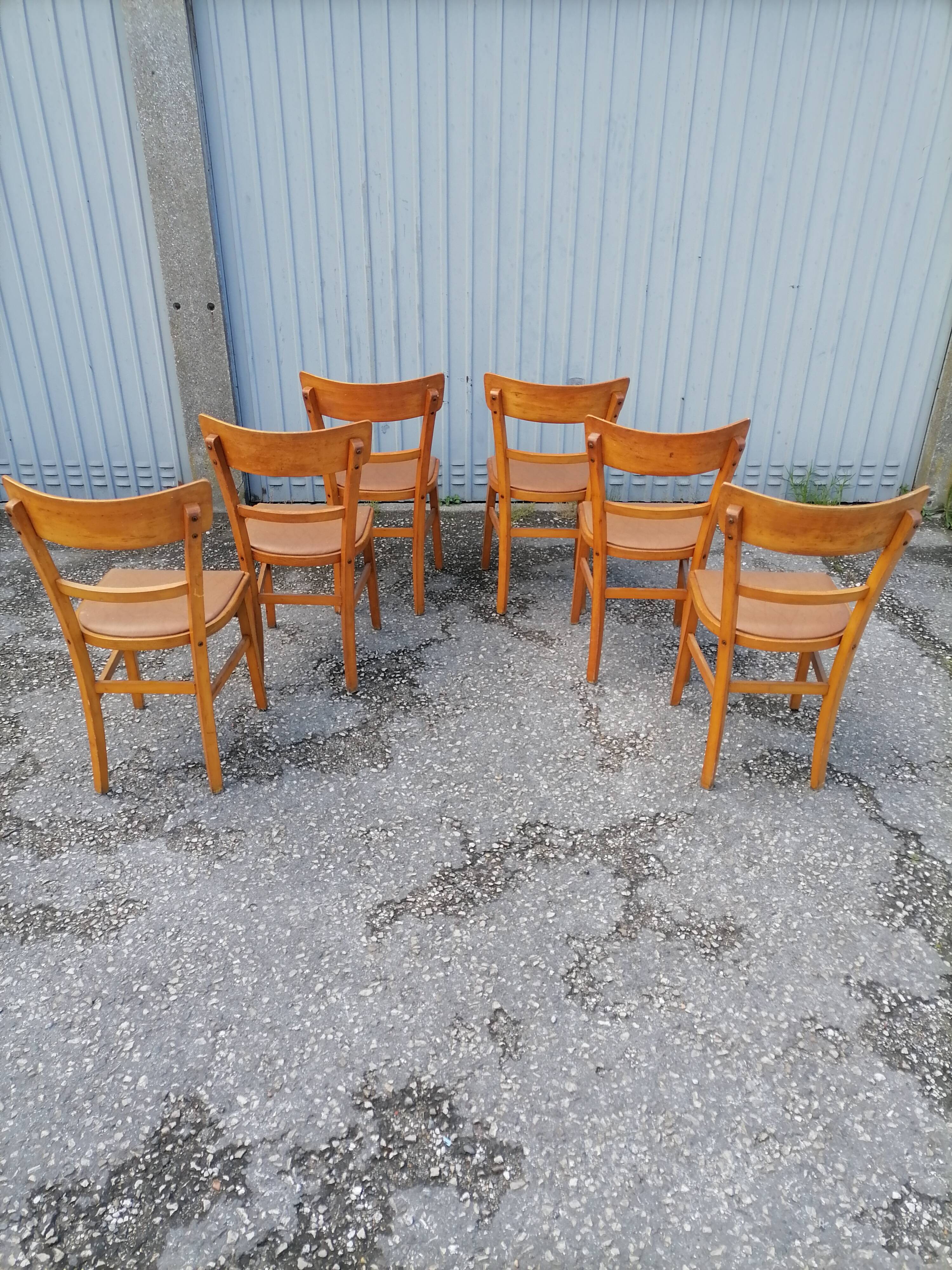 6 bistro bar chairs
