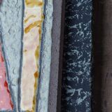 1960s wall decor in lava stone