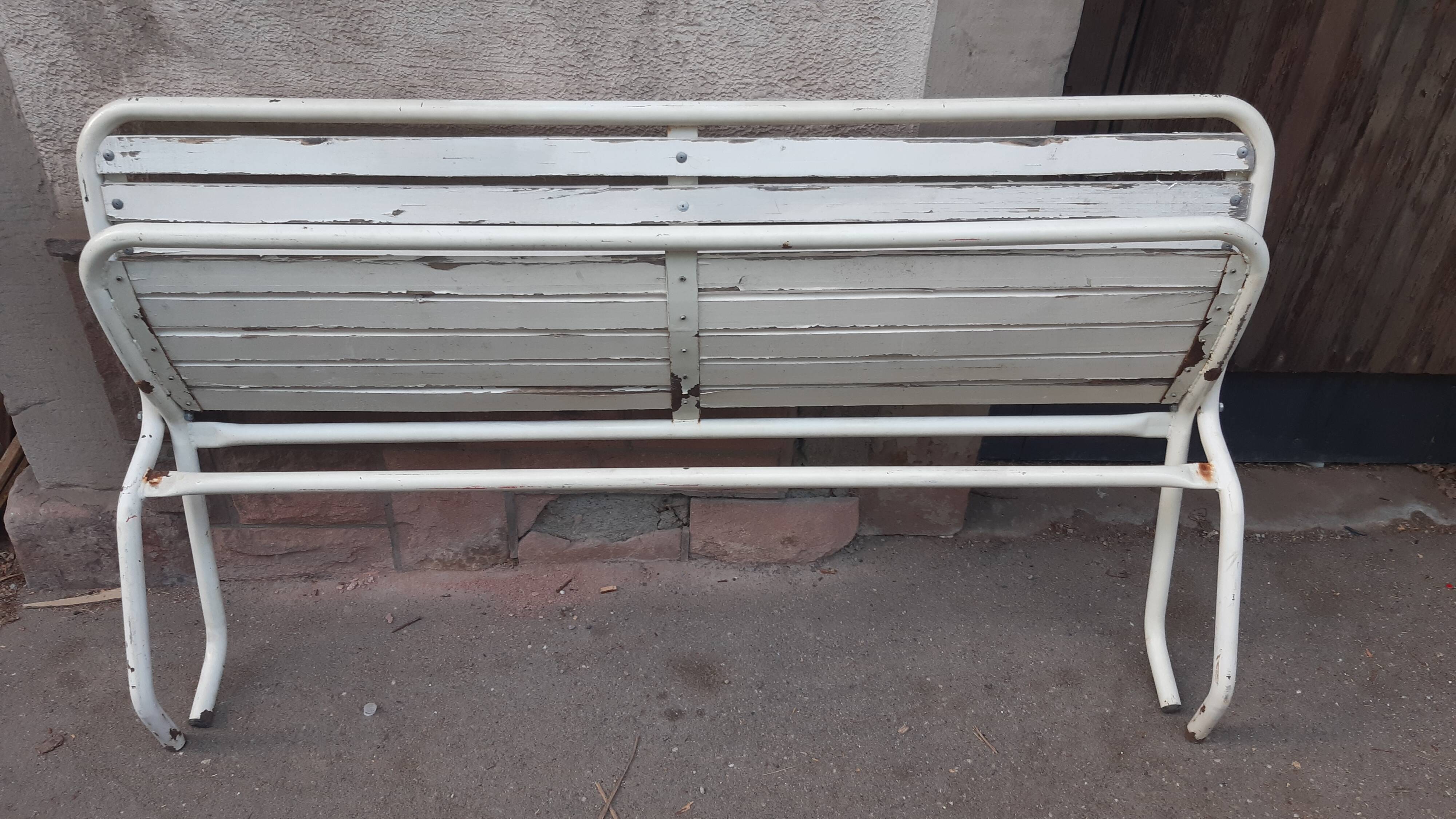 Foldable vintage garden bench