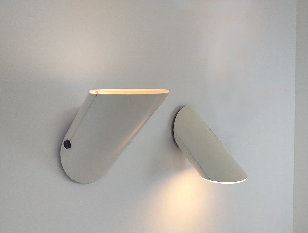 Scandinavian wall lamps Raak design 70s Space Age vintage