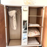 Armoire lin pieds compas