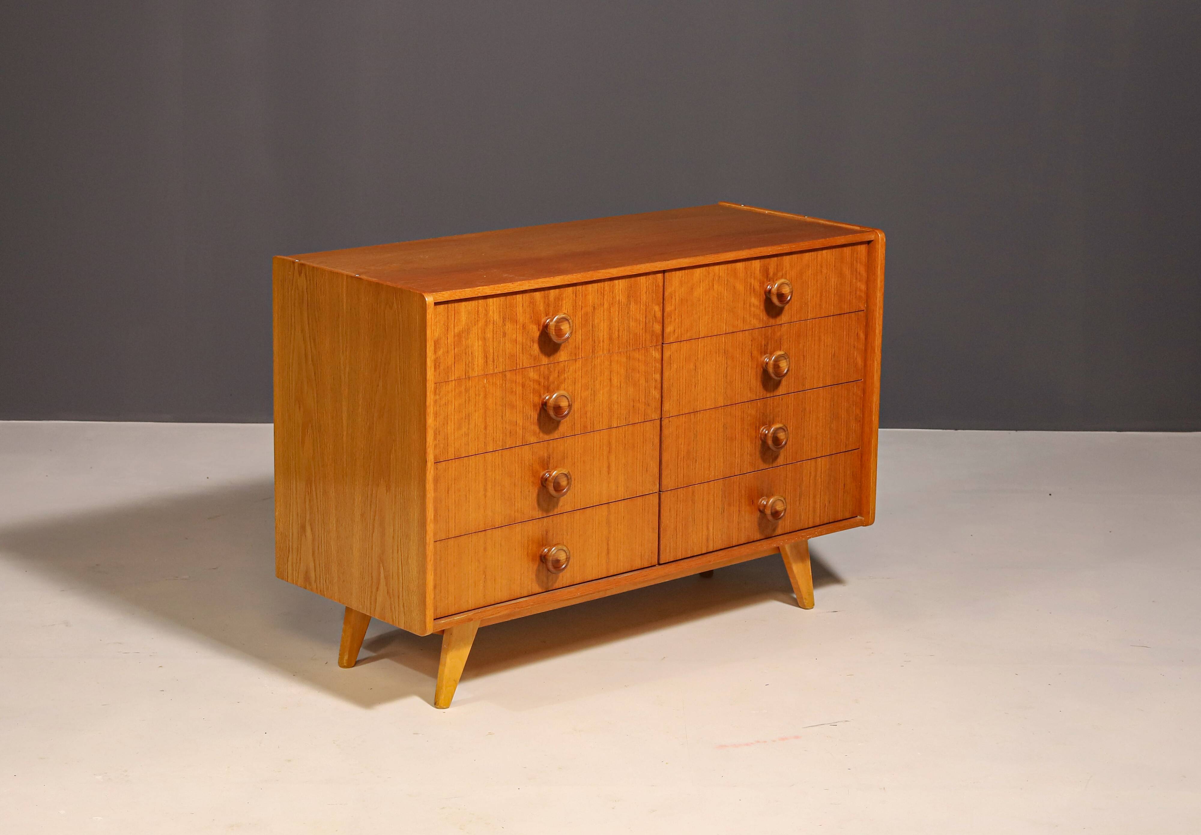 Mid century chest of drawers U458 by Jiří Jiroutek for Interiér Praha, Czechoslovakia, 1960´s