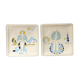 Pair of Italian Chiminazzo dishes, 1970