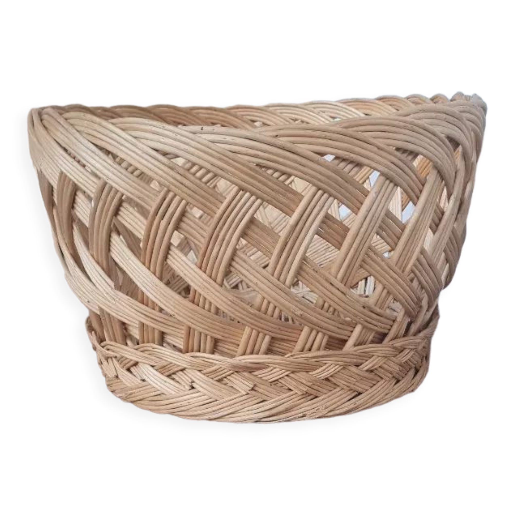 Vintage wicker basket