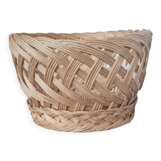 Panier en osier vintage