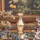 Brass soliflore vase