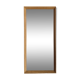 Miroir vintage scandinave bois blond 35x73cm