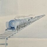 Huile sur toile Charly Combes