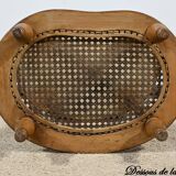 Small Beech Drum Table, Louis XVI style – 1920