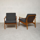 Paire de fauteuils scandinaves, 1960s