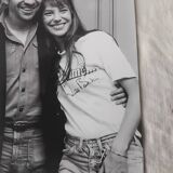 15x20 Kodak Paper Photo of Jane Birkin and Gainsbourg