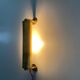 Small simple cylindrical brass wall light from the mid-century, 1950s, Germany.