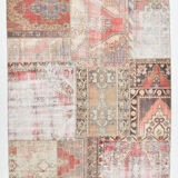 Antique handmade vintage rug, 311x244 cm