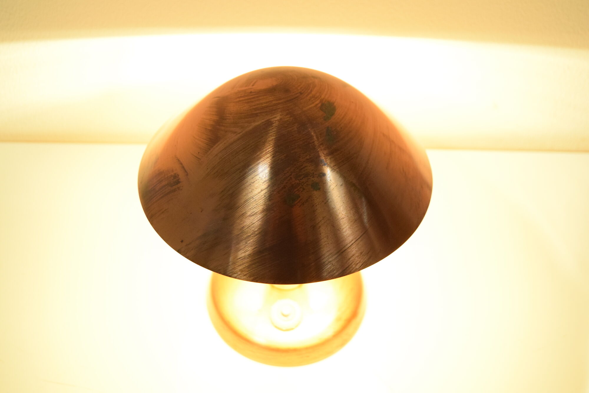 Art deco table lamp with flexible shade,1930's