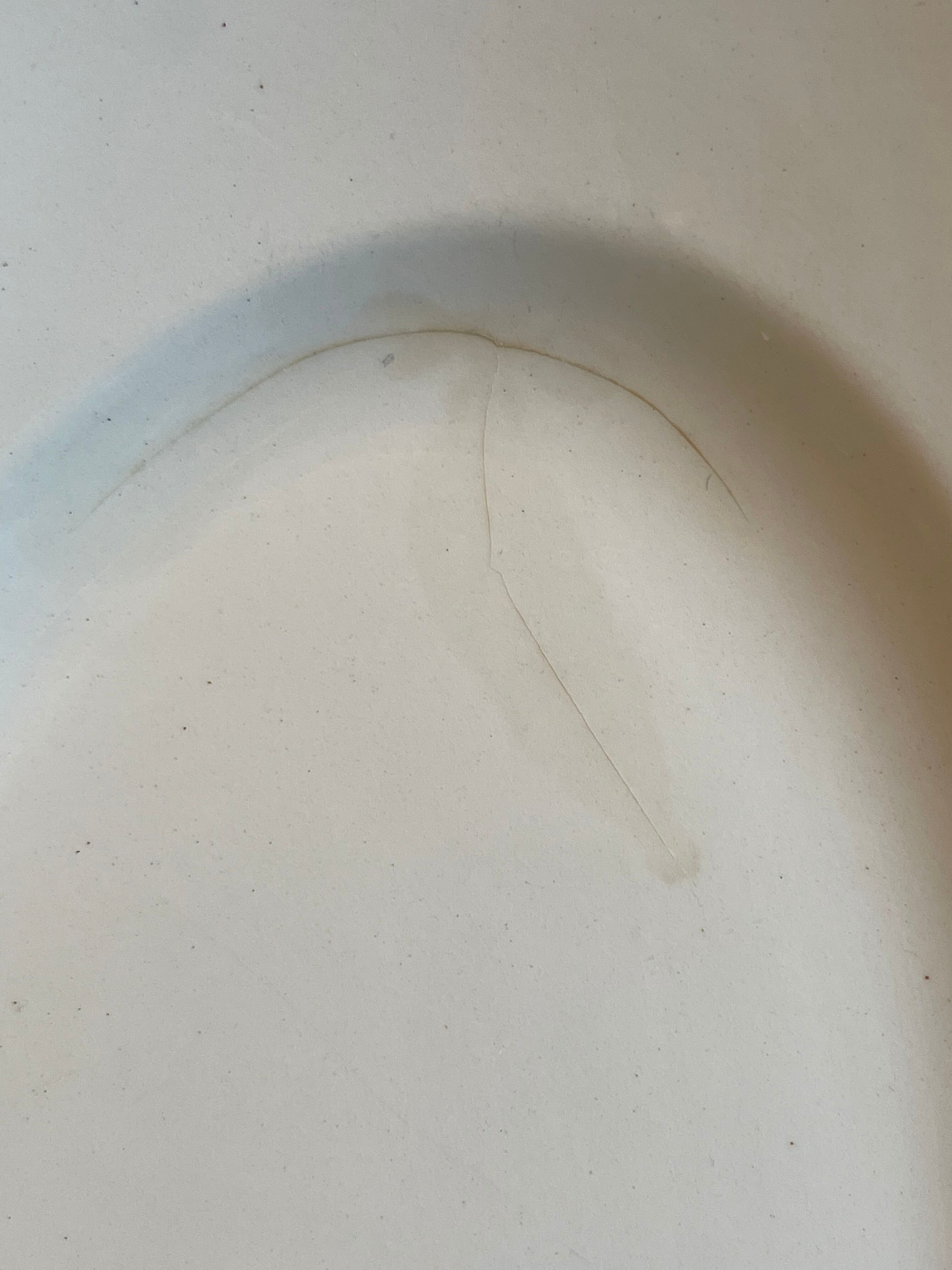 6 white dessert plates sarreguemines diguoin