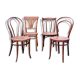 Lot 4 chaises bistrot début XXe