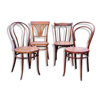 Lot 4 bistro chairs early twentieth century