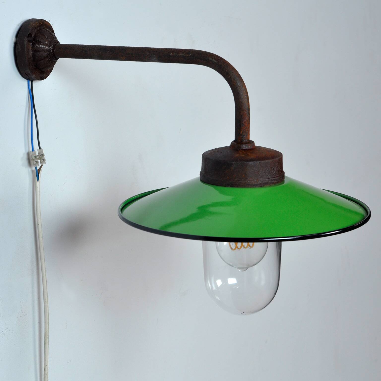 Iron Outdoor Lamp, 21st Century, 40cm Deep