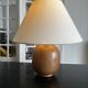 solid wood lamp from the 1960s