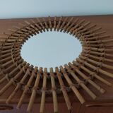 Rattan mirror 46cm