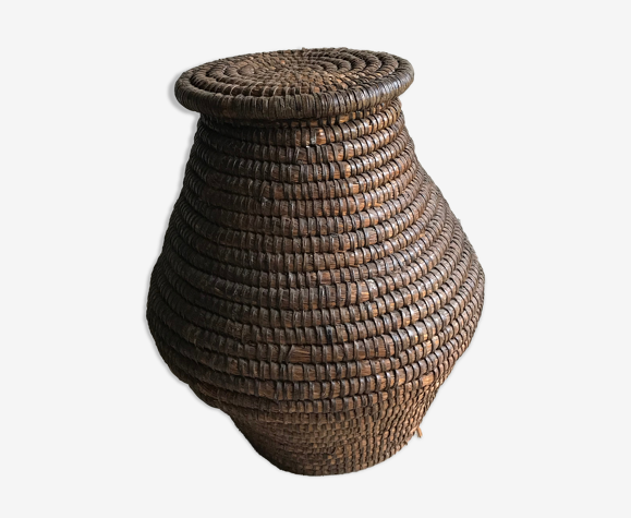 Panière en paille