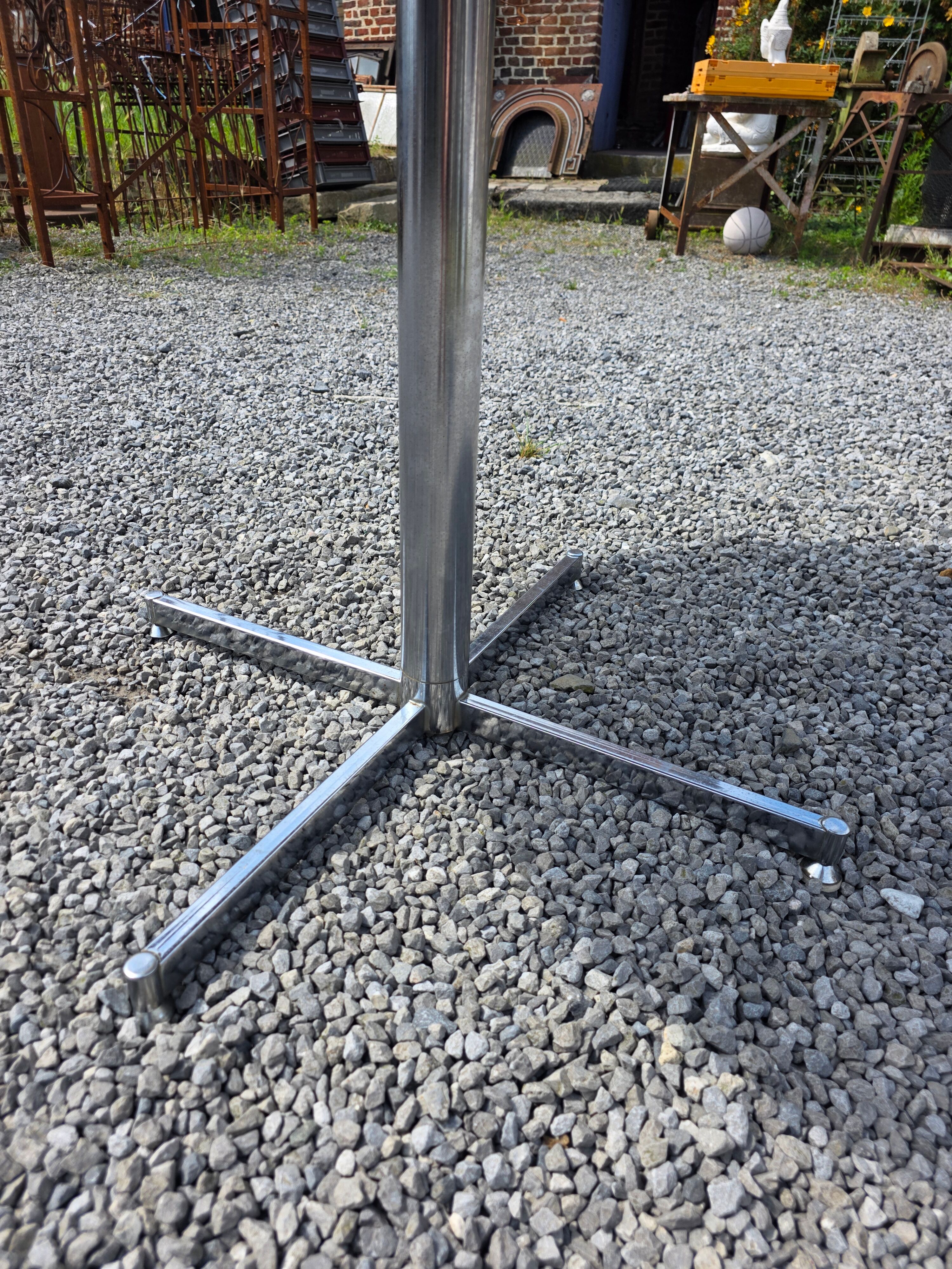 Formica table with chrome legs from the 1970s.