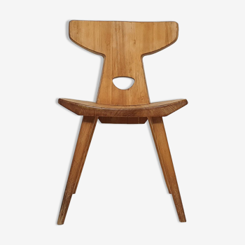 Pinewood chair by Jacob Kielland-Brandt for I. Christiansen, Denmark 1960's