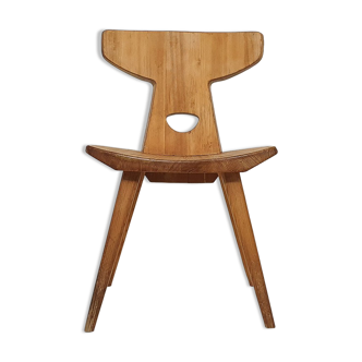 Pinewood chair by Jacob Kielland-Brandt for I. Christiansen, Denmark 1960's