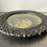 Metal cast iron picture frame