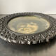 Metal cast iron picture frame