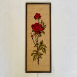 Vintage rose canvas frame
