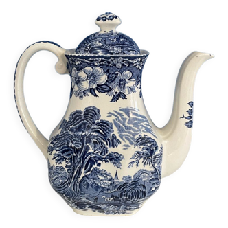 Vintage teapot Enoch Wedgwood Tunstall Ltd "Woodland" English porcelain