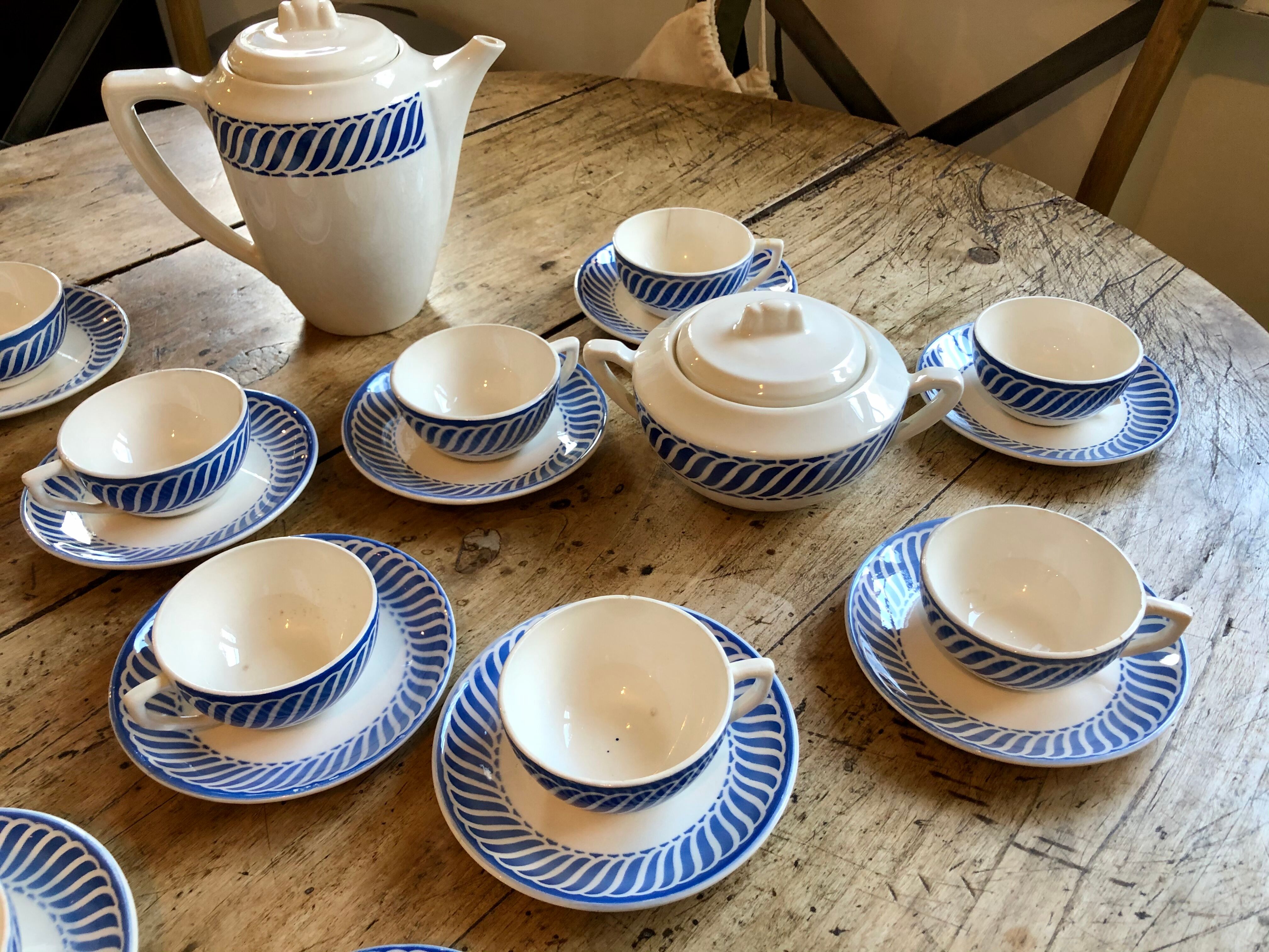 Digoin's "Jacquot" coffee service