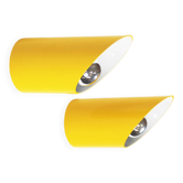 Original 1970's Pop art 'Obliqua' wall lamps by Ignazia Favata and Claudio Dini for Bieffeplast