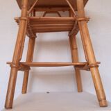 Rattan bedside