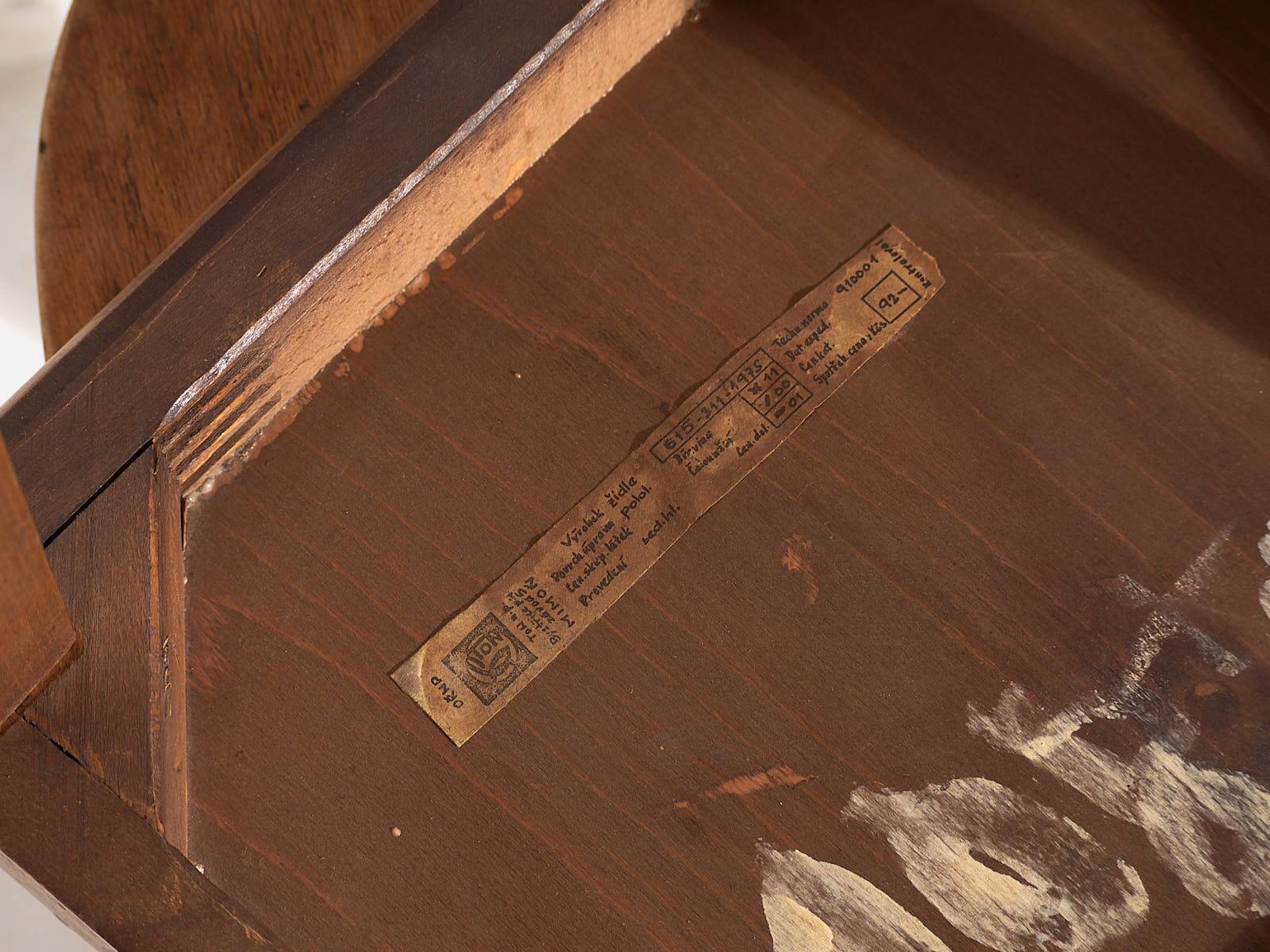 Vintage Thonet Chair Set (c.1950). Set of 4 pieces #6