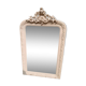 Antique carved wooden mirror