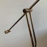 Deknudt e-reader floor lamp from the 70s in brass