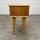 Vintage blond wood bedside table, 1960s
