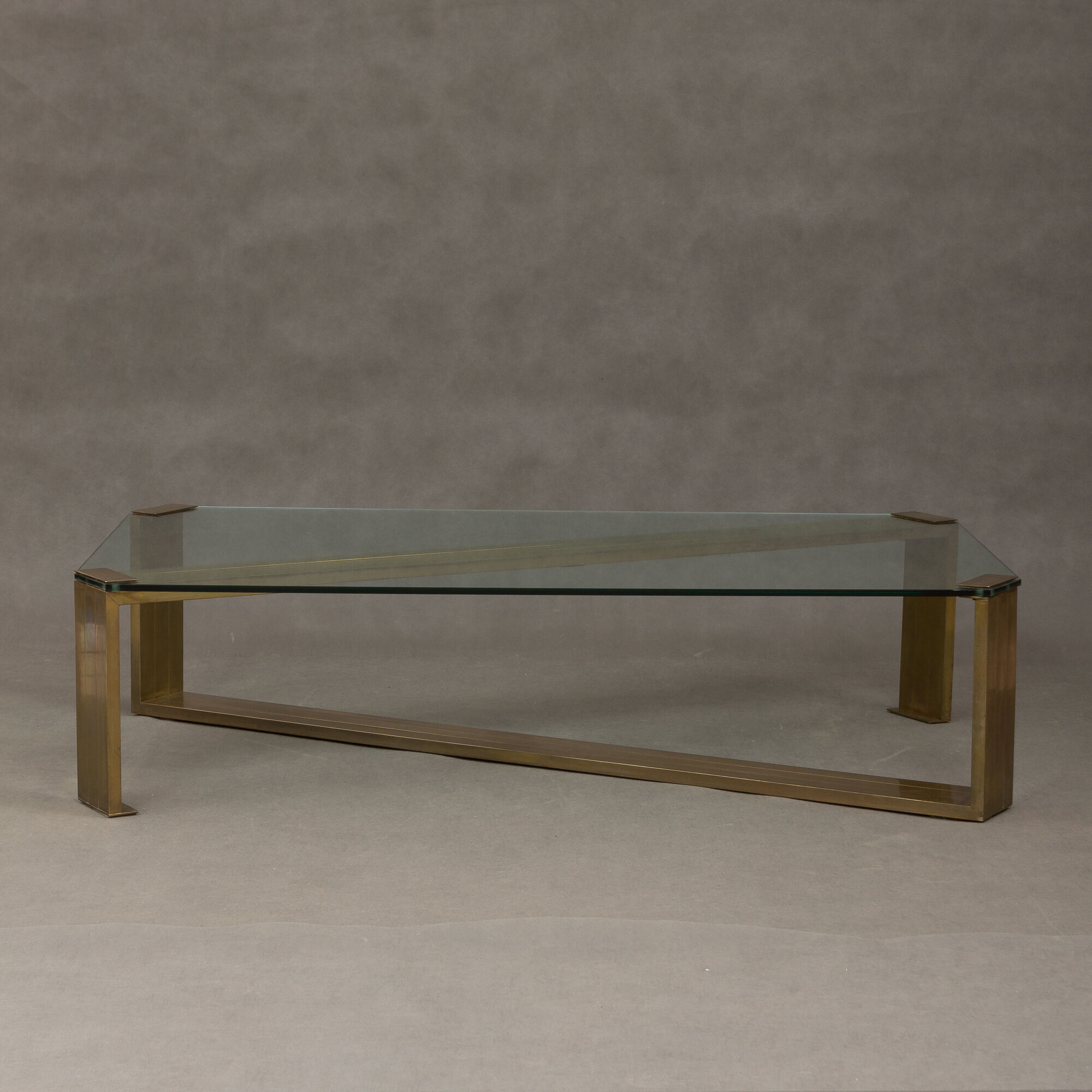 Romeo Rega brass coffee table