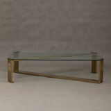 Romeo Rega brass coffee table