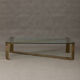 Romeo Rega brass coffee table