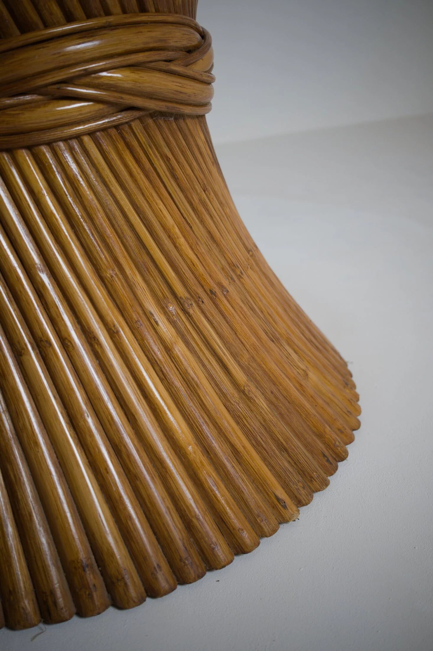 1970s rattan dining table