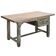 Weathered solid wood desk