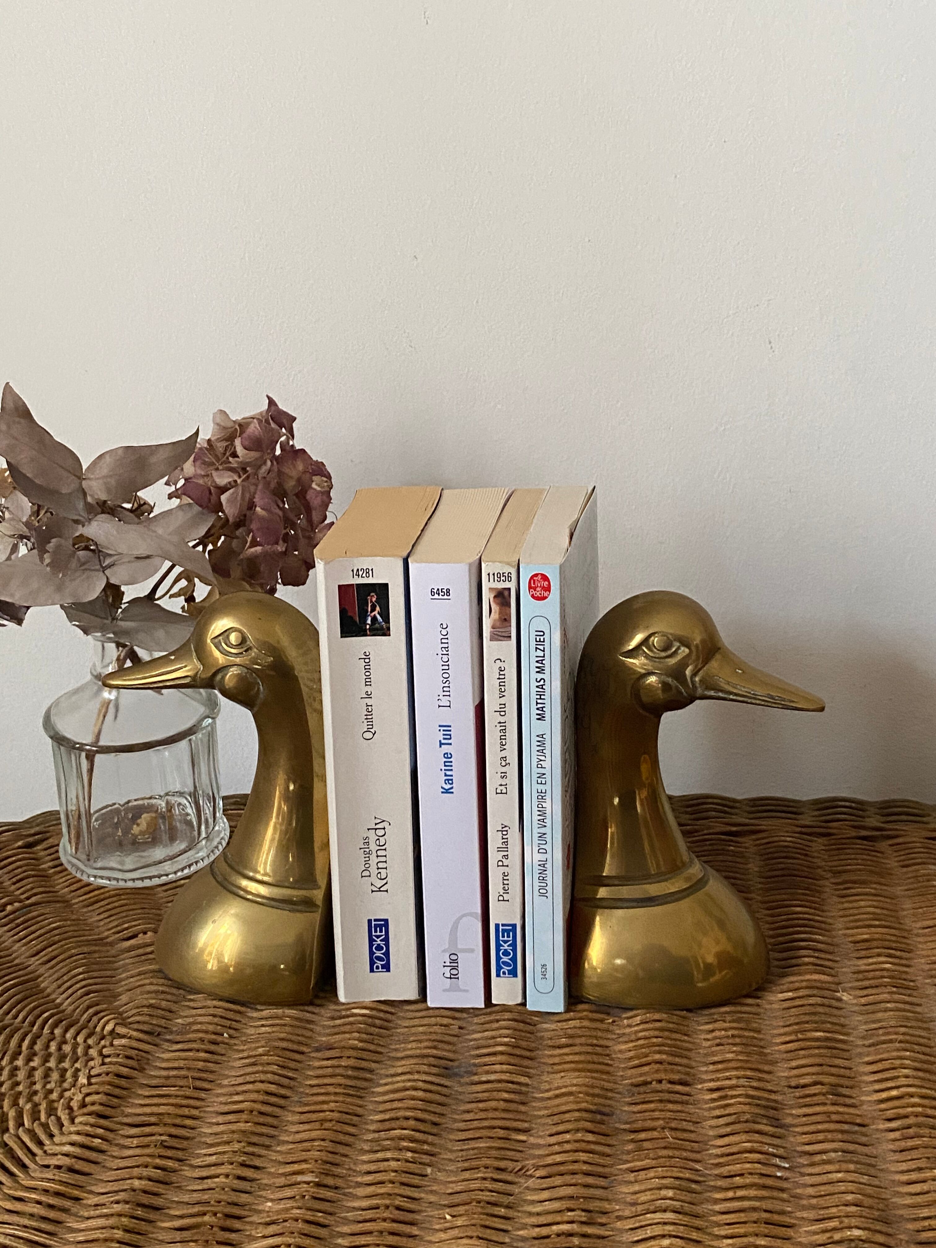Brass duck head book greenhouse 60s.