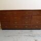 Vintage oak  shop filing cabinet with drawers