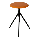 Orange screw stool