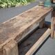 Large carpenter's workbench, old workbench, wooden workbench, industrial decoration